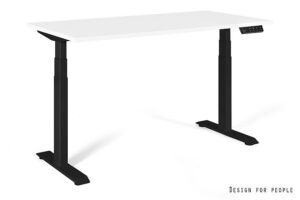 ACTIVE I - CZARNY - STELAŻ I BLAT - 140X70 CM - YZ-02 BIAŁY