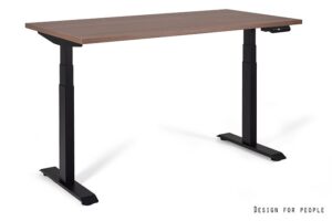 ACTIVE I - CZARNY - STELAŻ I BLAT - 140X70 CM - YZ-17 WALNUT