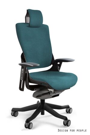 WAU 2 - CZARNY/TKANINA PL04 TEAL