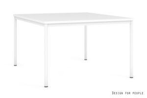 NOBE WORKSTATION 2 - BIAŁY STELAŻ, BLAT - 120X140 CM - YZ-02 BIAŁY