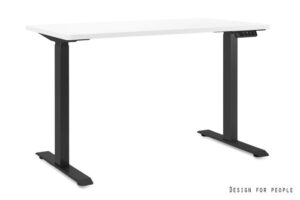 ASTRA - CZARNY, STELAŻ I BLAT R30 - 120X70 YZ-02 BIAŁY