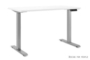 ASTRA - SZARY, STELAŻ I BLAT R30 - 120X70 YZ-02 BIAŁY