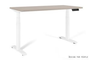 ACTIVE I - BIAŁY, STELAŻ I BLAT R30 - 150X80 - YZ-14 BEŻOWY