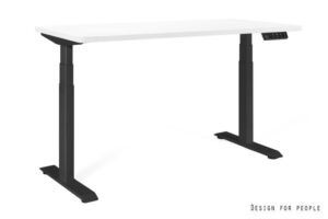 ACTIVE I - CZARNY, STELAŻ I BLAT R30 - 120X70 - YZ-02 BIAŁY