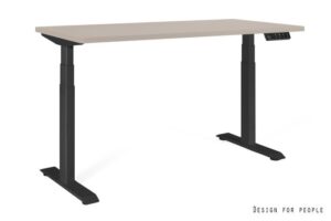 ACTIVE I - CZARNY, STELAŻ I BLAT R30 - 120X70 - YZ-14 BEŻOWY