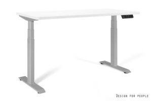 ACTIVE I - SZARY, STELAŻ I BLAT R30 - 120X70 - YZ-02 BIAŁY