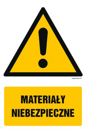 GF042 Materiały niebezpieczne - arkusz 9 naklejek