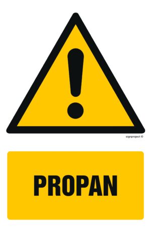 GF072 Propan - arkusz 9 naklejek