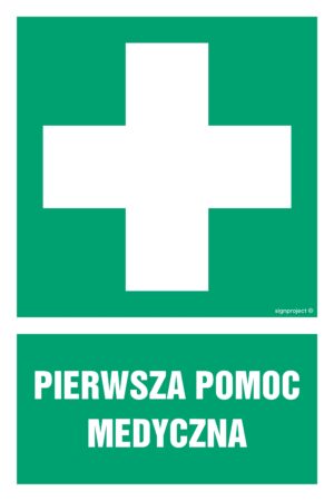 GI001 Pierwsza pomoc - arkusz 9 naklejek