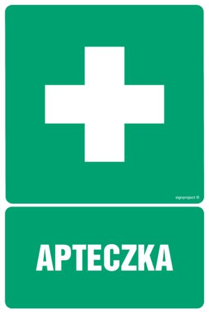 GI010 Apteczka - arkusz 9 naklejek