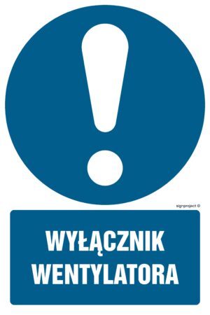 GL029 Wyłącznik wentylatora - arkusz 9 naklejek
