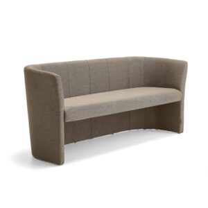 Sofa klubowa CLOSE, 3-osobowa, tkanina, beżowy