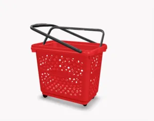 Wózek sklepowy plastikowy Rabtrolley 55l Panaro Eco Color
