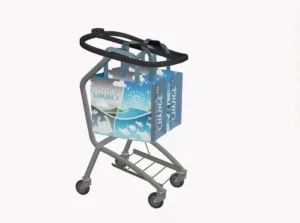 Wózek sklepowy plastikowy Rabtrolley Twinst Bag