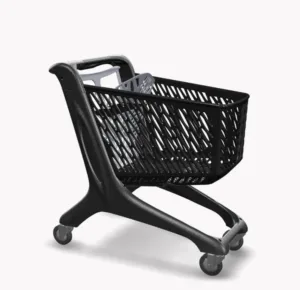 Wózek sklepowy plastikowy Rabtrolley Midi 160l Eco Black