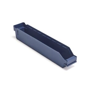 Pojemniki magazynowe REACH, 500x90x95 mm, 2,7 l, niebieskie
