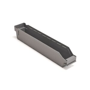 Pojemniki magazynowe REACH, 500x90x95 mm, 2,7 l, szare