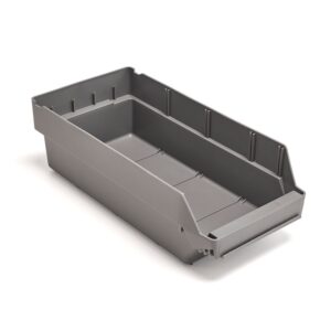 Pojemniki magazynowe REACH, 500x240x150 mm, 13,2 l, szare