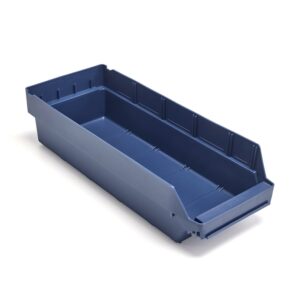 Pojemniki magazynowe REACH, 600x240x150 mm, 16,3 l, niebieskie