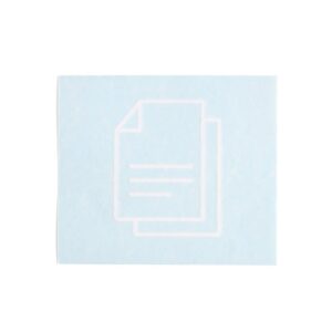 Etykieta do segregacji odpadów GUIDE, papier, 145x95 mm, biała