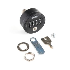 Zestaw startowy zamka szyfrowego BURG sPin-Lock 300, kod 4-cyfrowy, lewy, czarny