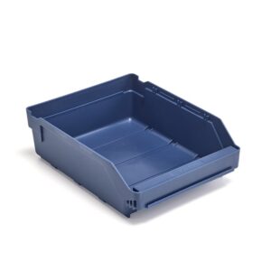 Pojemniki magazynowe REACH, 300x240x95 mm, 4,7 l, niebieskie